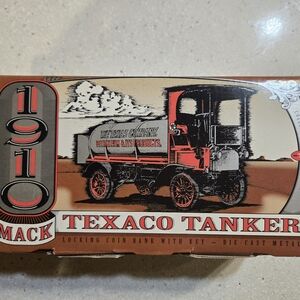 Texaco Tanker Die-Cast Coin Bank - Red and Black
